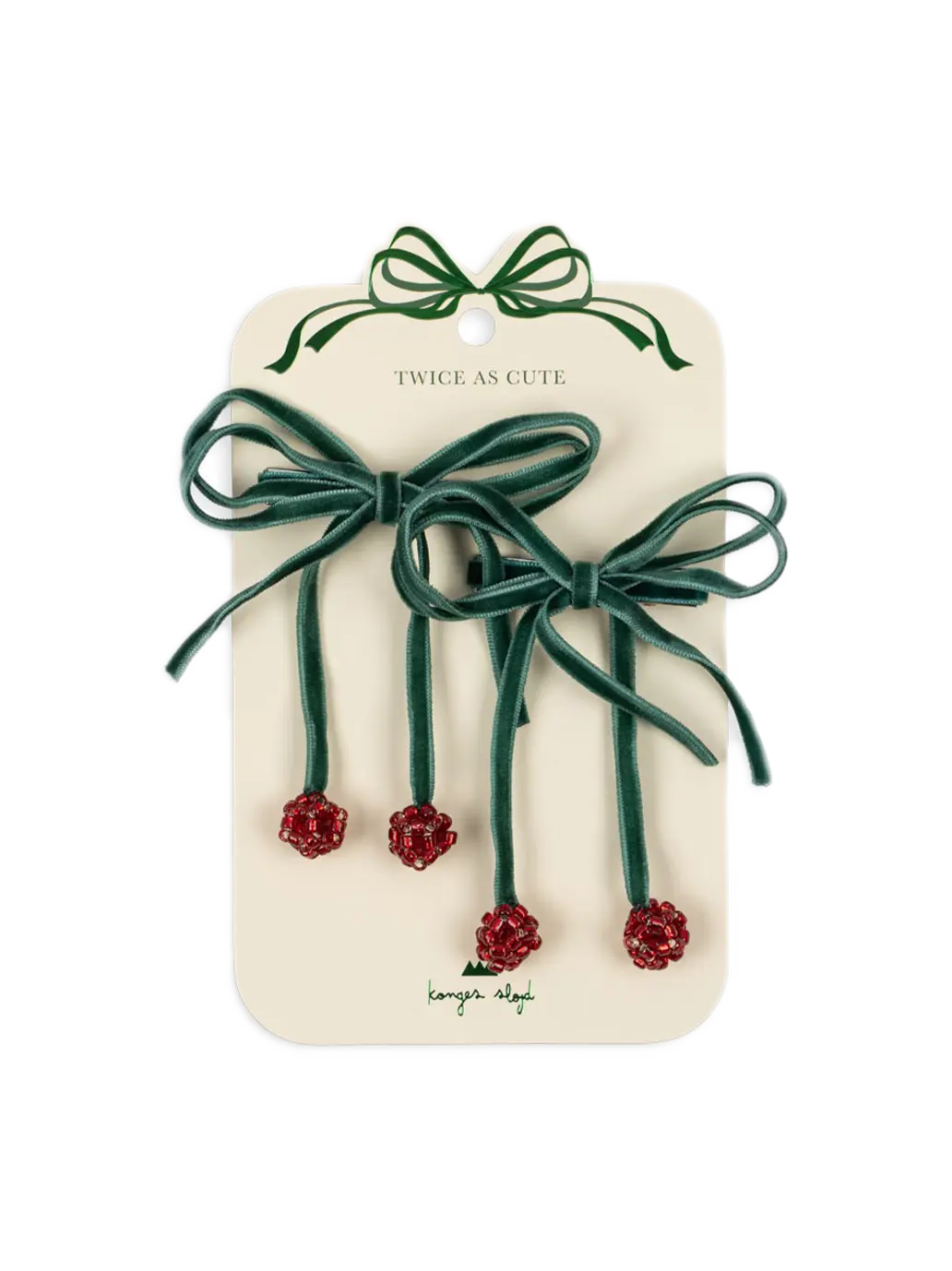 Zestaw spinek do włosów 2-pack Konges Slojd BÉBÉ Concept 