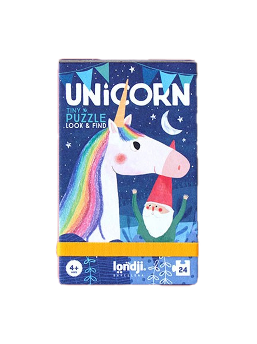 Puzzle kieszonkowe z grą obserwacyjną Jednorożec Londji BÉBÉ Concept 