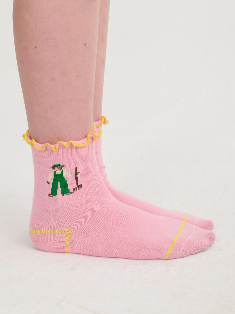 Skarpetki Farm Adventure ruffled short socks Bobo Choses BEBE Concept 