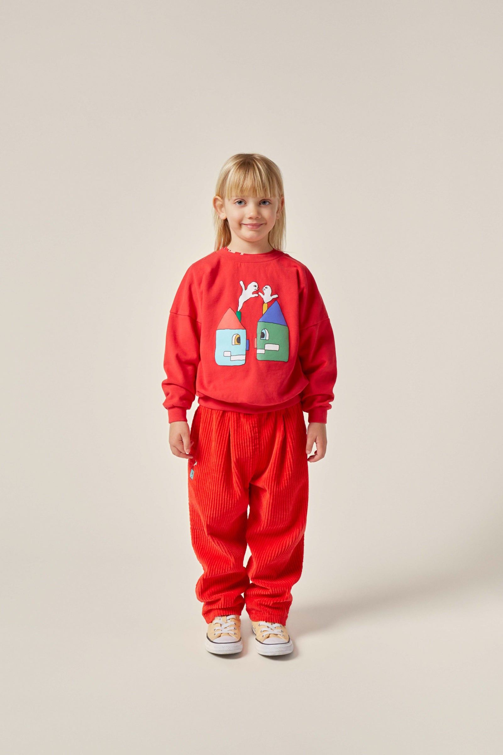 Spodnie Happy Houses Corduroy Trousers The Campamento BÉBÉ Concept 