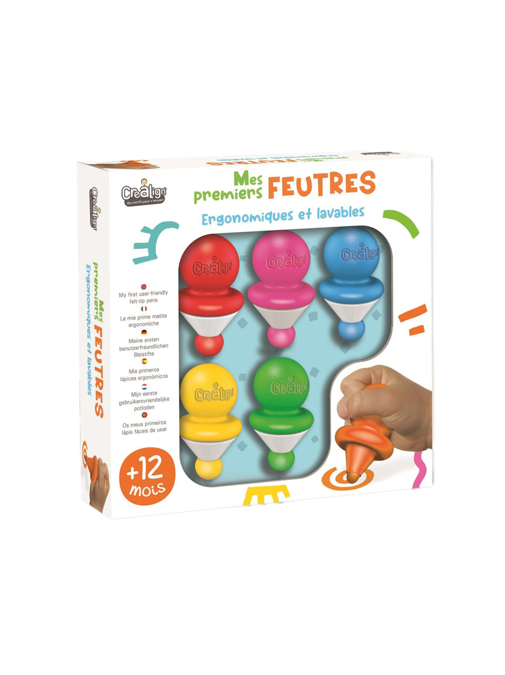 pierwsze flamastry dla dzieci Crealign BÉBÉ Concept 