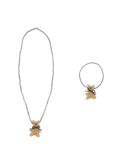 Zestaw naszyjnik z bransoletką Teddy Konges Slojd BÉBÉ Concept 