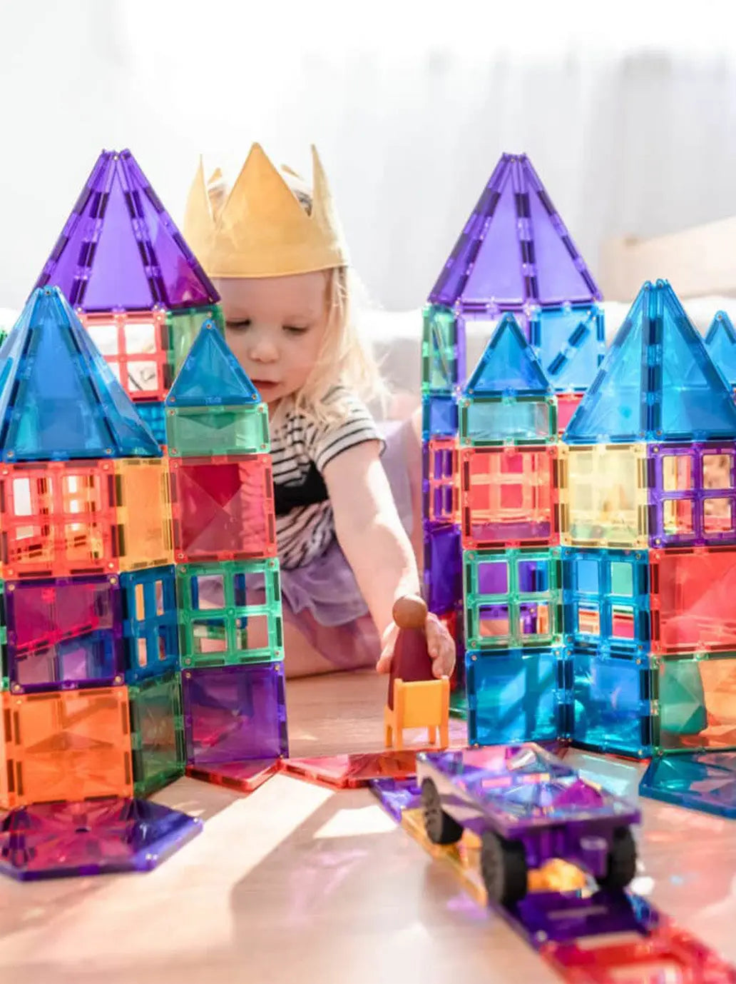 Klocki magnetyczne Rainbow Mega Pack Connetix BÉBÉ Concept 