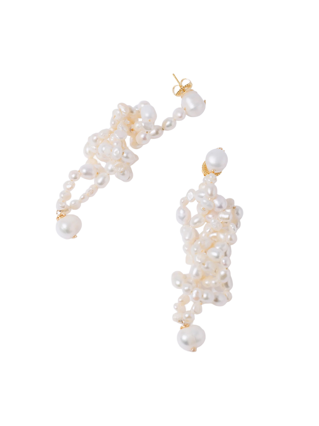 White Lotus Earrings