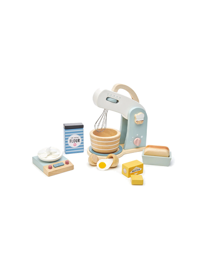 Drewniany zestaw do pieczenia z mikserem Tender Leaf Toys BÉBÉ Concept