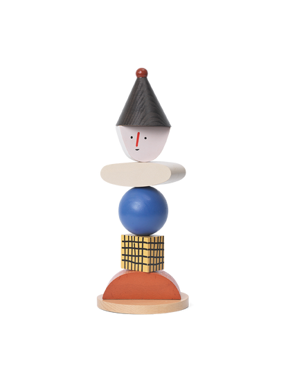 Drewniana układanka Figure stacking blocks Ferm Living BÉBÉ Concept