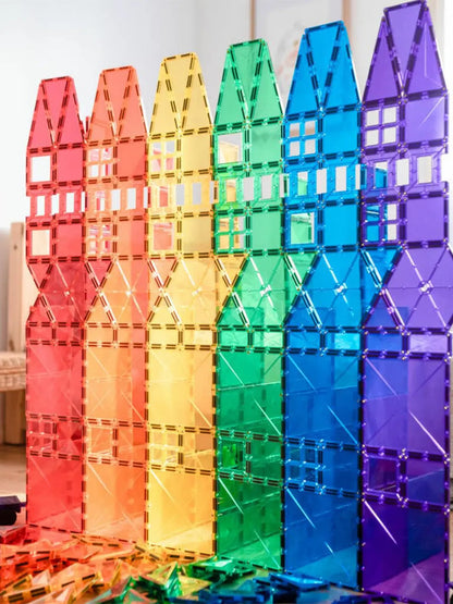 Klocki magnetyczne Rainbow Mega Pack Connetix BÉBÉ Concept 