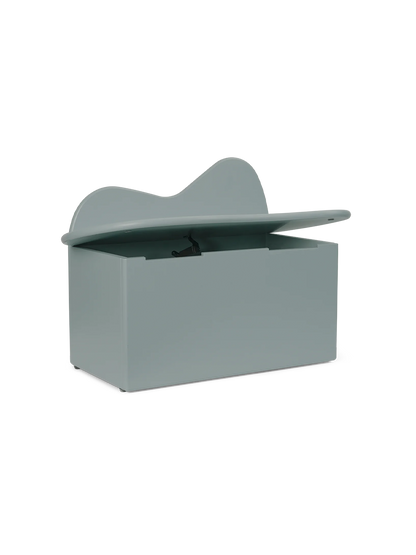 Drewniana ława ze schowkiem Slope Bench Ferm Living BÉBÉ Concept