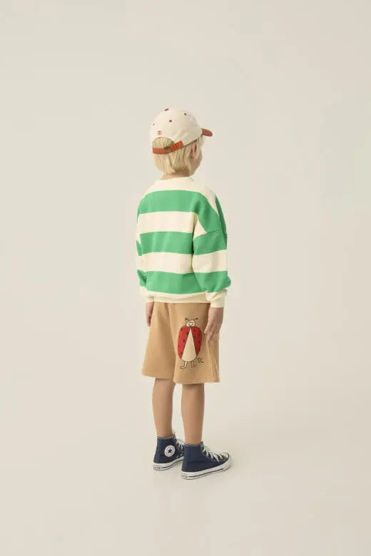Green Stripes Sweatshirt The Campamento BEBE Concept 