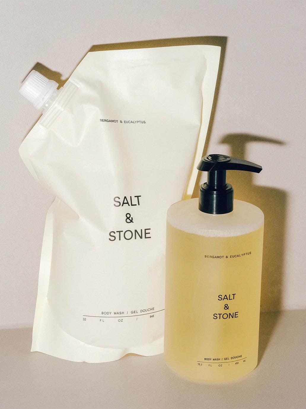 Naturalny żel pod prysznic Refill Salt & Stone BÉBÉ Concept