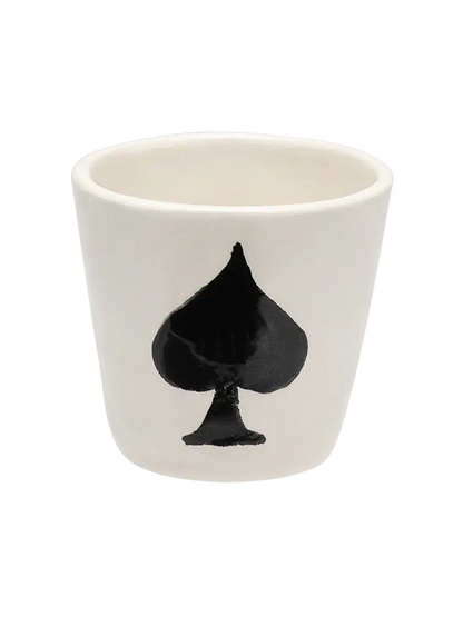 OUTLET Ceramiczna czarka na espresso Ace Of Spades Anna + Nina BEBE Concept 