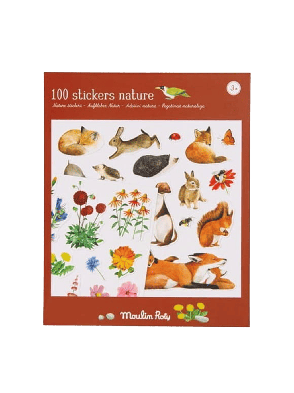 Zestaw arkuszy z naklejkami Nature Moulin Roty BÉBÉ Concept 