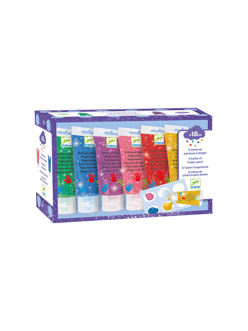 Farby do malowania palcami Djeco BÉBÉ Concept
