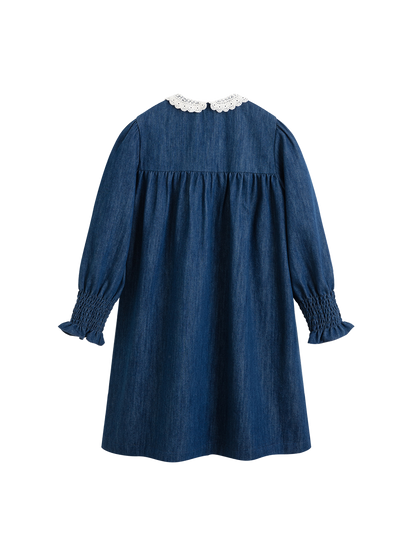 Sukienka Loredana Dress Denim Blue C'era una volta BÉBÉ Concept 