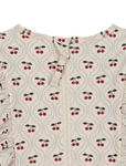 Koszulka kąpielowa UV z falbankami Manuca cherry motif