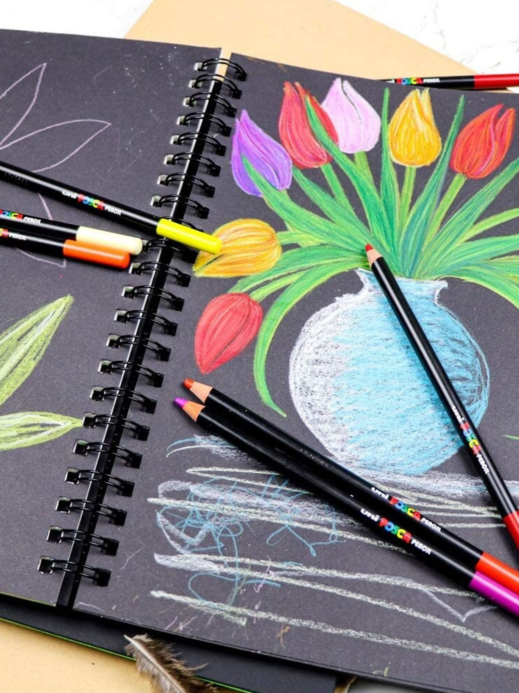 Zestaw kredek ołówkowych POSCA UNI BÉBÉ Concept 