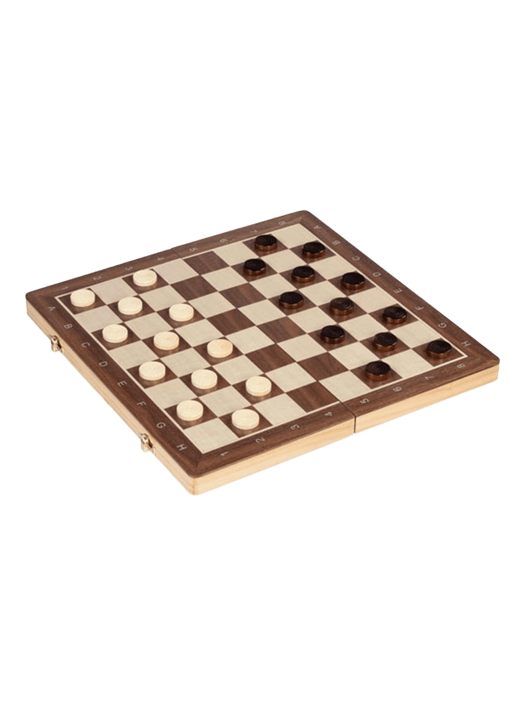 Gra magnetyczna 2w1 szachy, warcaby z drewna Goki BÉBÉ Concept 