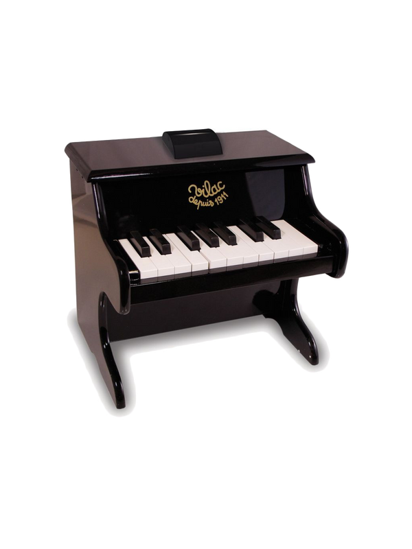 dřevěný klavír pro děti black