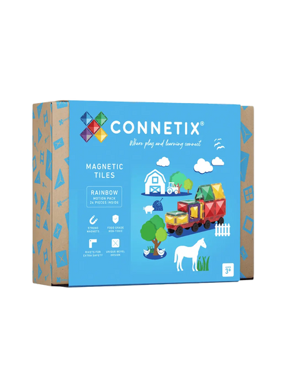 Klocki magnetyczne Rainbow Motion Pack Connetix BÉBÉ Concept 