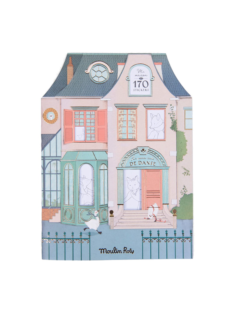 Kolorowanka z naklejkami Moulin Roty BÉBÉ Concept