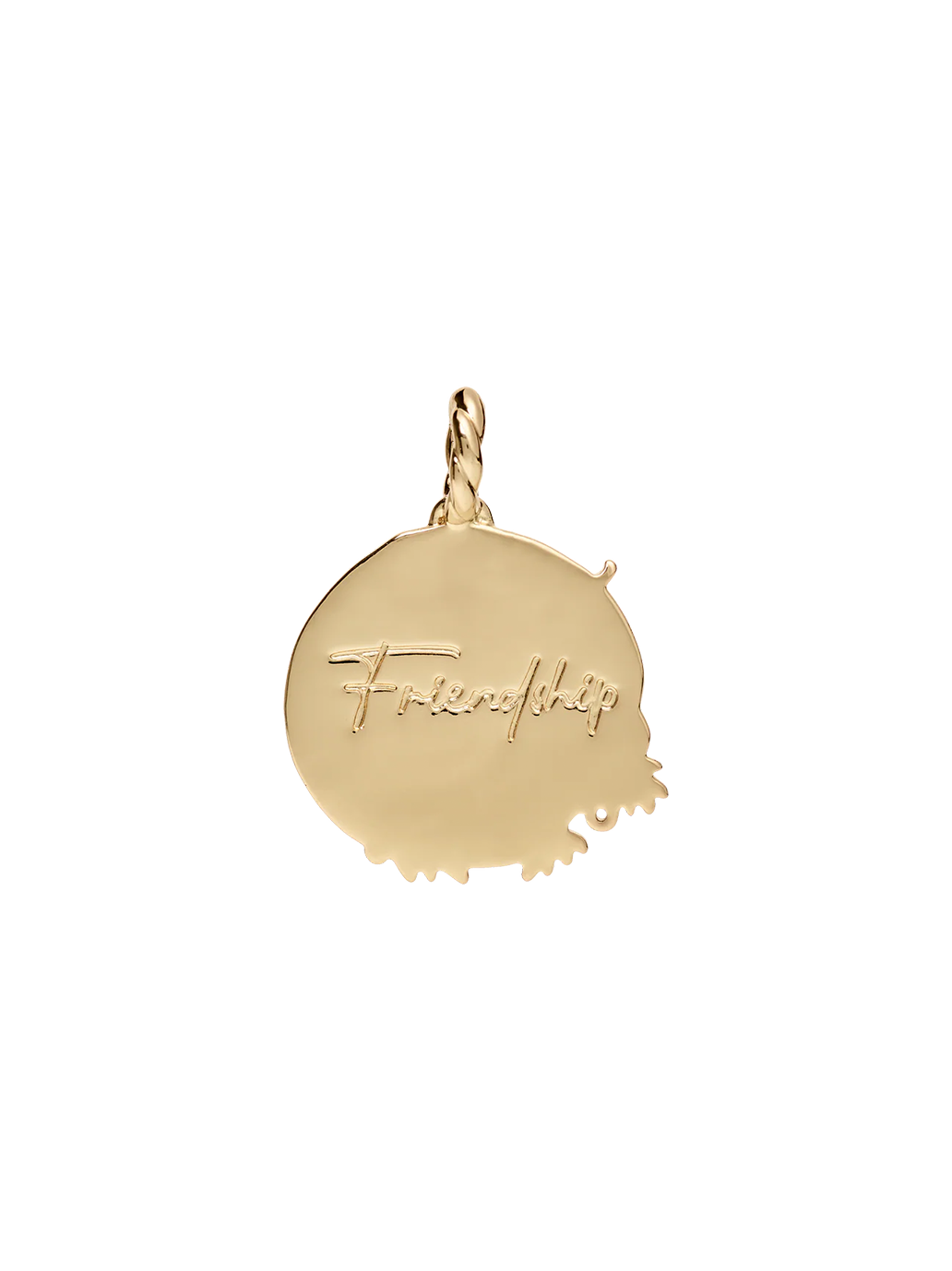 Pozłacana zawieszka Memorable Charm Friendship FRIENDSHIP
