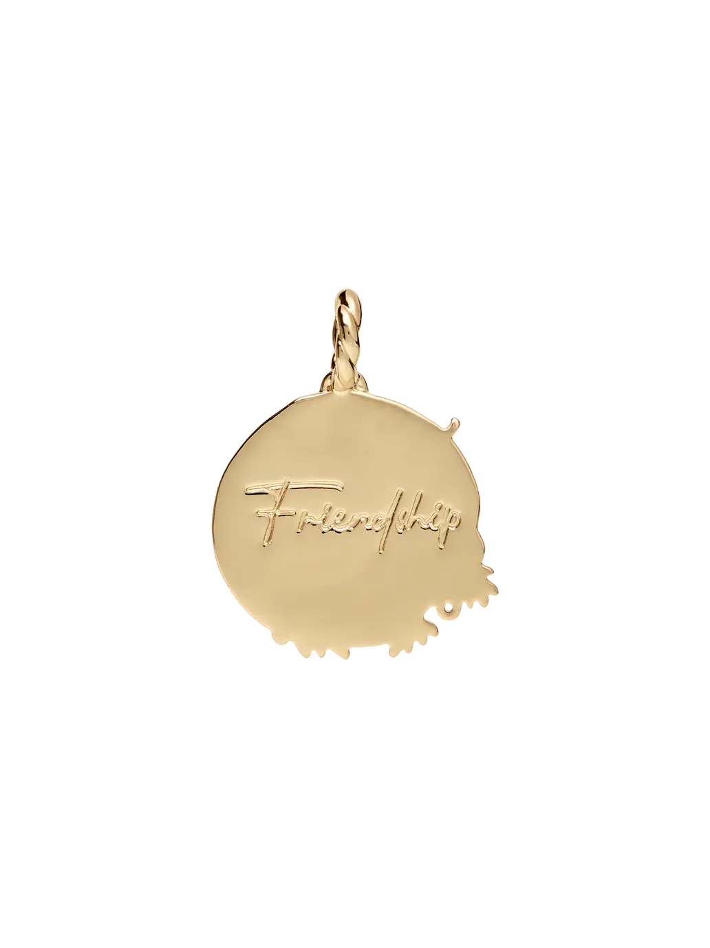 Pozłacana zawieszka Memorable Charm Friendship Anna + Nina BÉBÉ Concept 