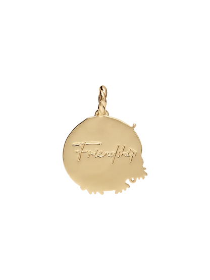 Pozłacana zawieszka Memorable Charm Friendship Anna + Nina BÉBÉ Concept 