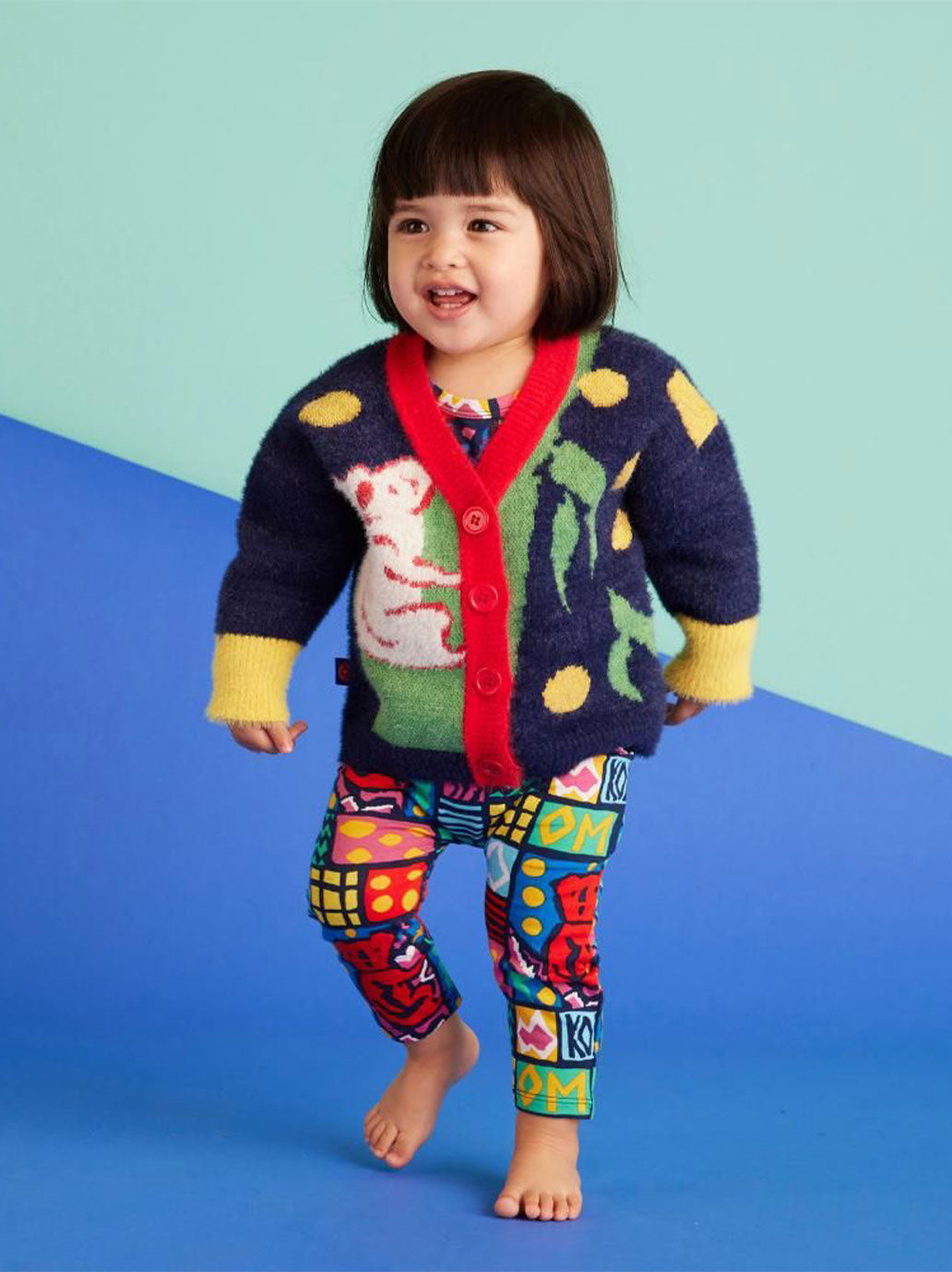 Kardigan z kolorowym wzorem Halcyon Nights BÉBÉ Concept 