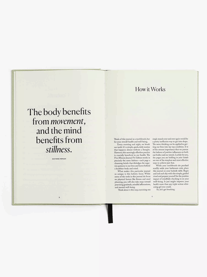 Notatnik The Five Minute Journal Fit Edition Intelligent Change BÉBÉ Concept