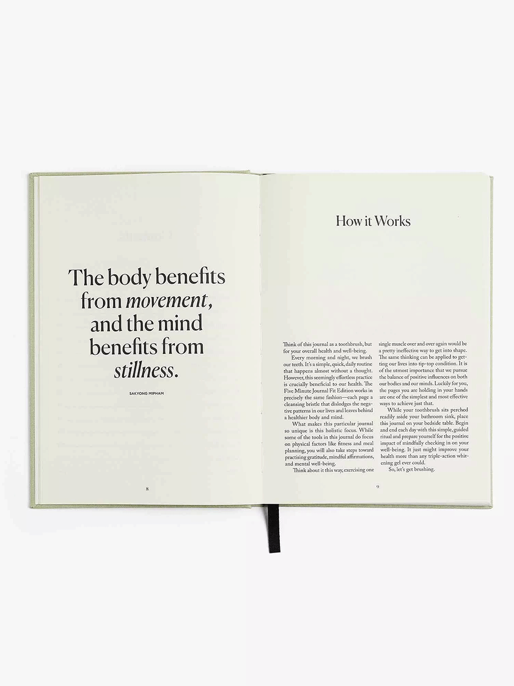 Notatnik The Five Minute Journal Fit Edition FIT EDITION