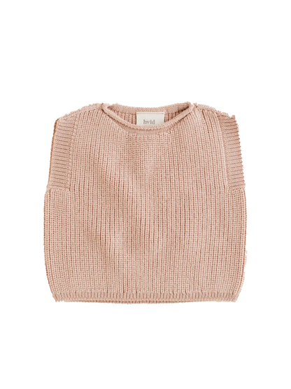 Kamizelka merino dla niemowląt Harvey vest Hvid BÉBÉ Concept 