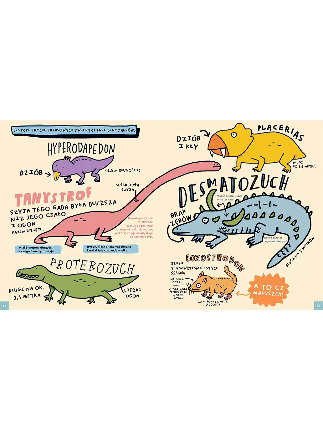 Totalnie wszystko o dinozaurach i innych prehistorycznych bestiach Wydawnictwo Kropka BÉBÉ Concept