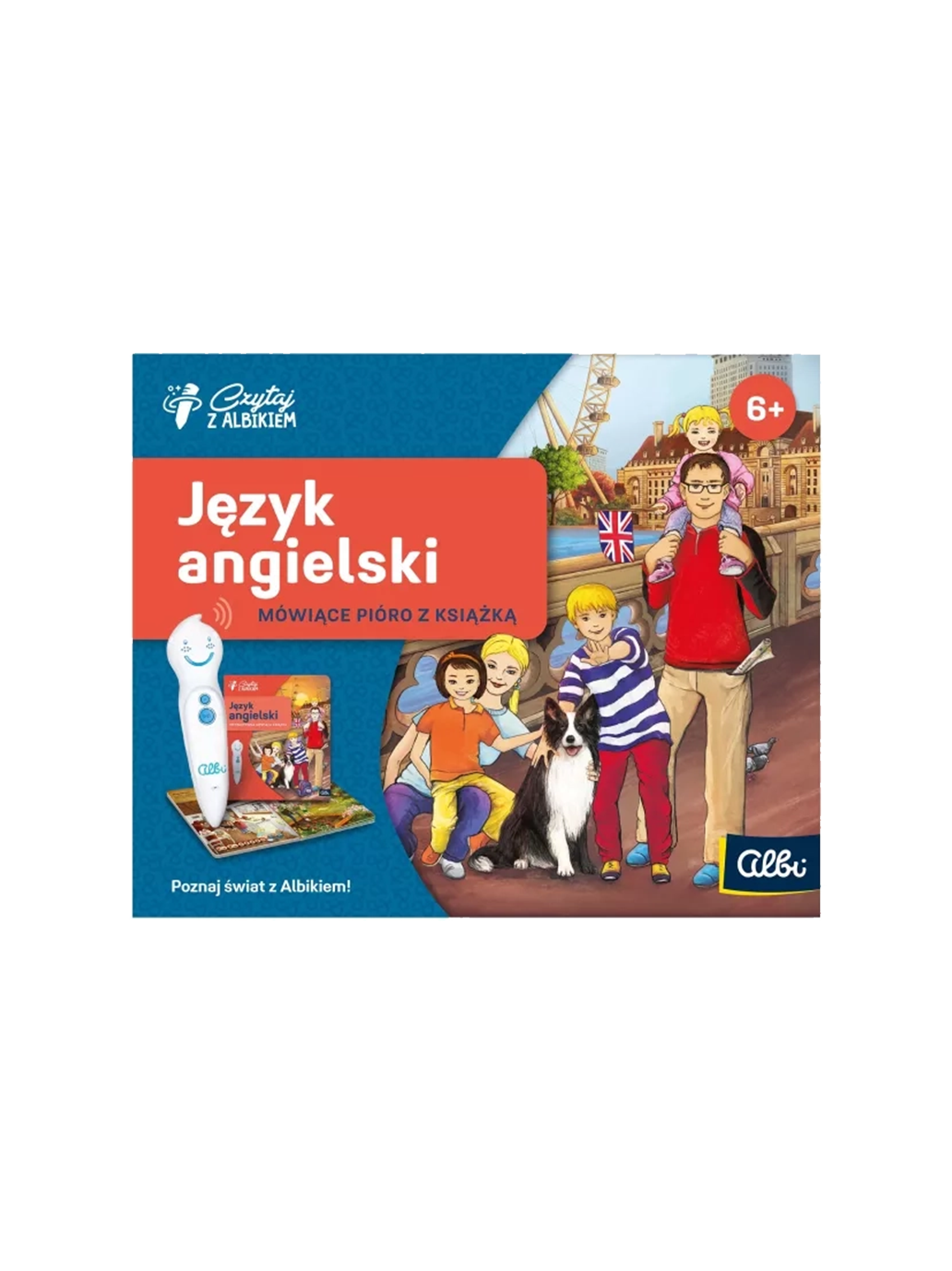 Język angielski. Zestaw książka z piórem Albi BÉBÉ Concept 