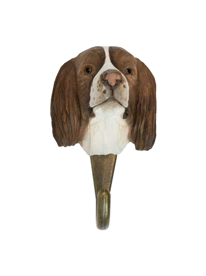 Drewniany haczyk Springer Spaniel Wildlife Garden BÉBÉ Concept 