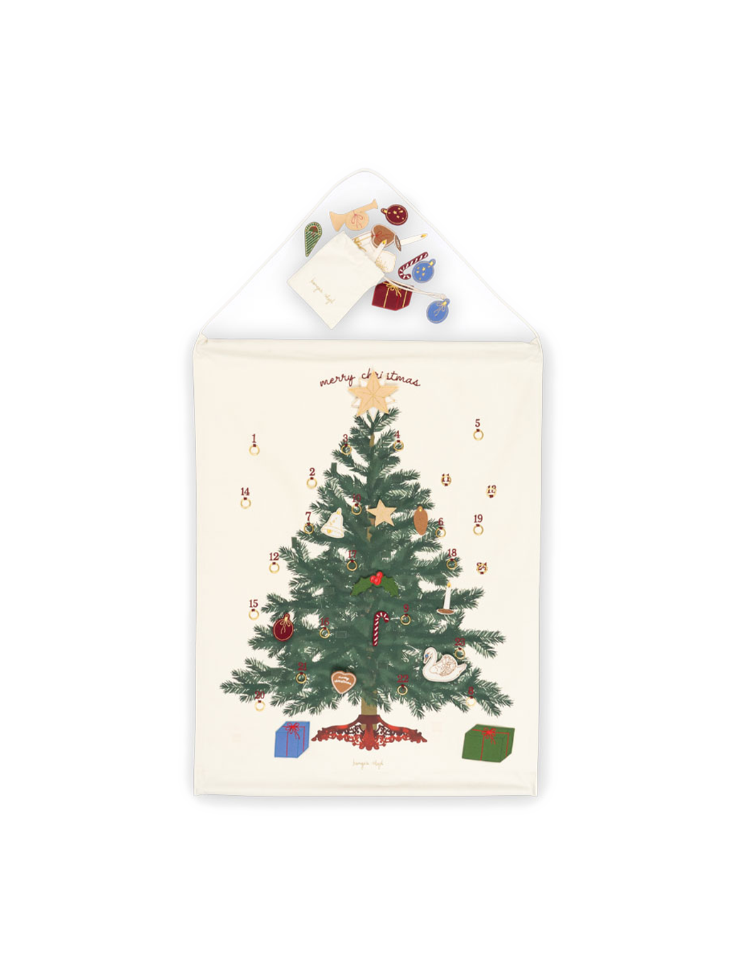 Kalendarz adwentowy Vintage Konges Slojd BÉBÉ Concept 