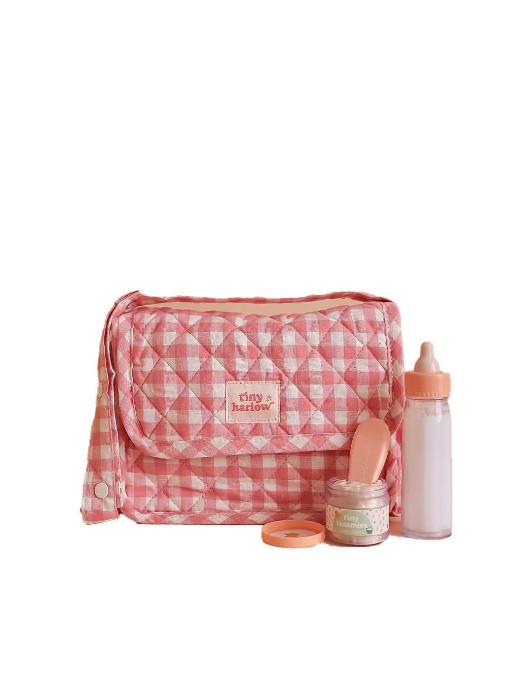 Tiny Nurturers torba z akcesoriami do karmienia lalek Tiny Harlow BÉBÉ Concept 