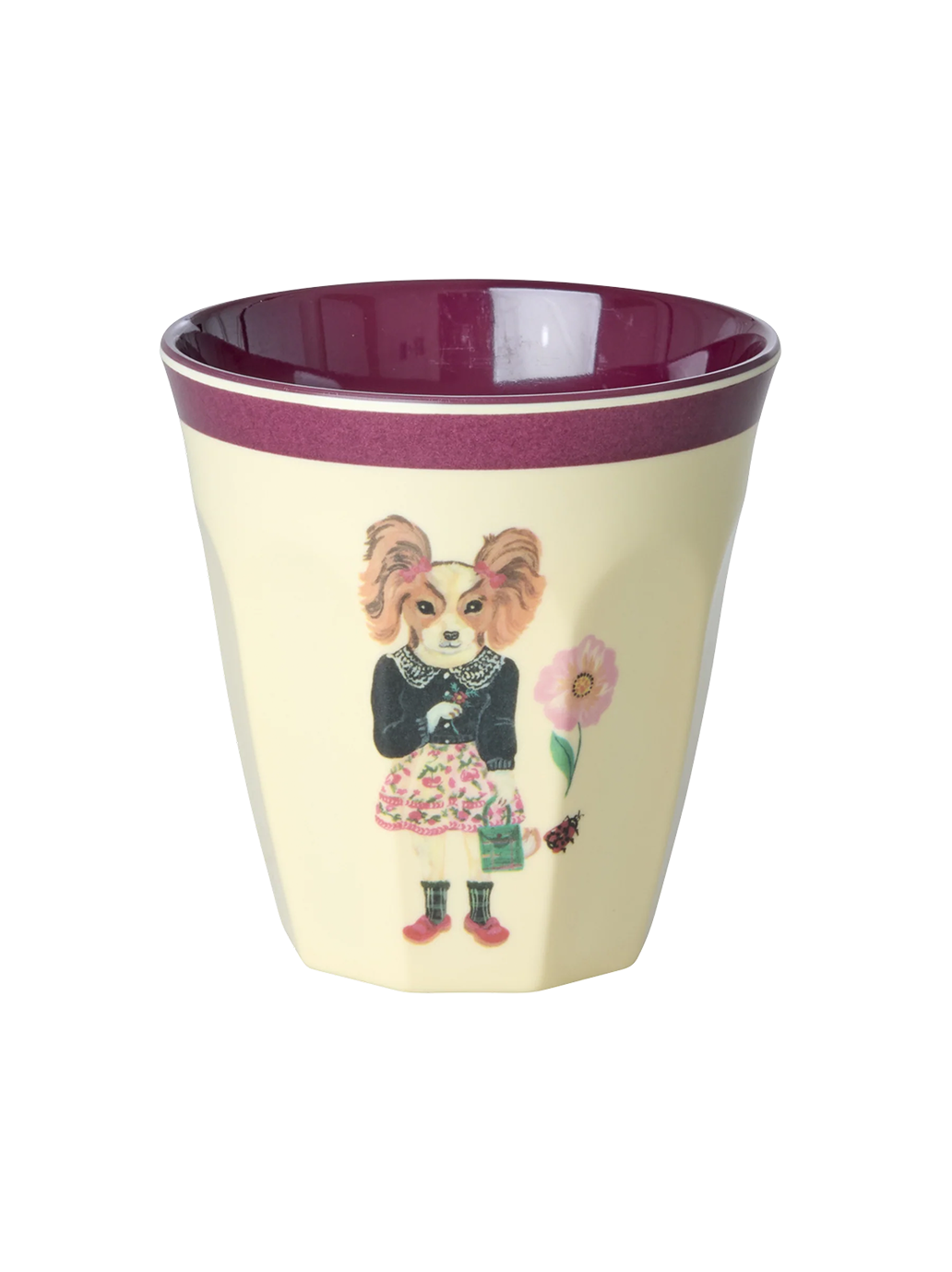 Zestaw kolorowych kubków z melaminy RICE BÉBÉ Concept 