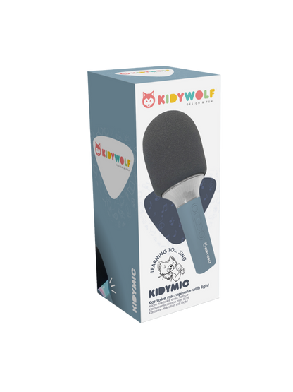 Świecący mikrofon karaoke Kidywolf BÉBÉ Concept 