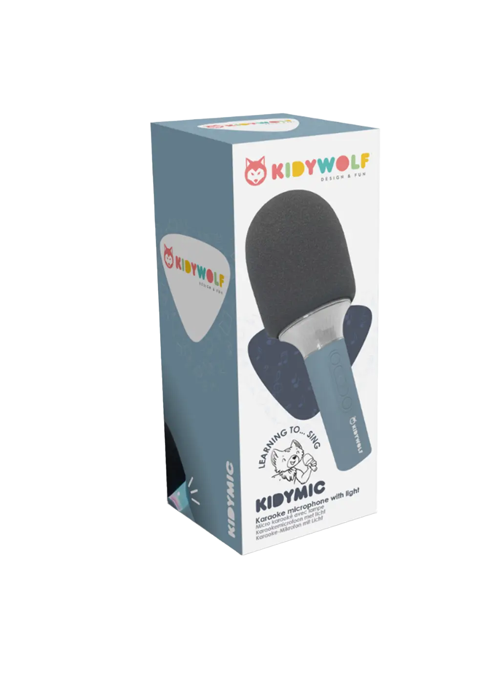 Świecący mikrofon karaoke Kidywolf BEBE Concept 