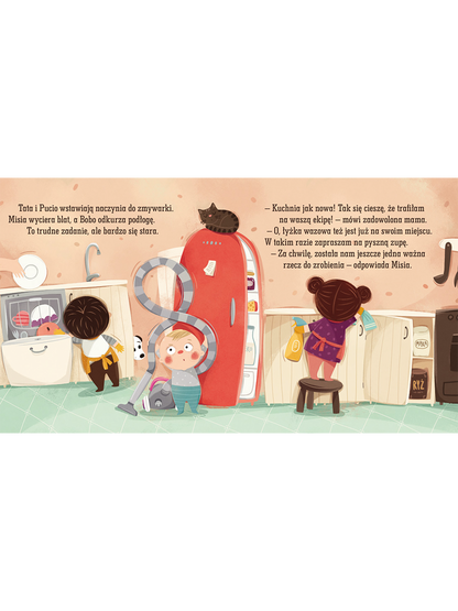 Pucio robi porządek Wydawnictwo Nasza Ksiegarnia BÉBÉ Concept