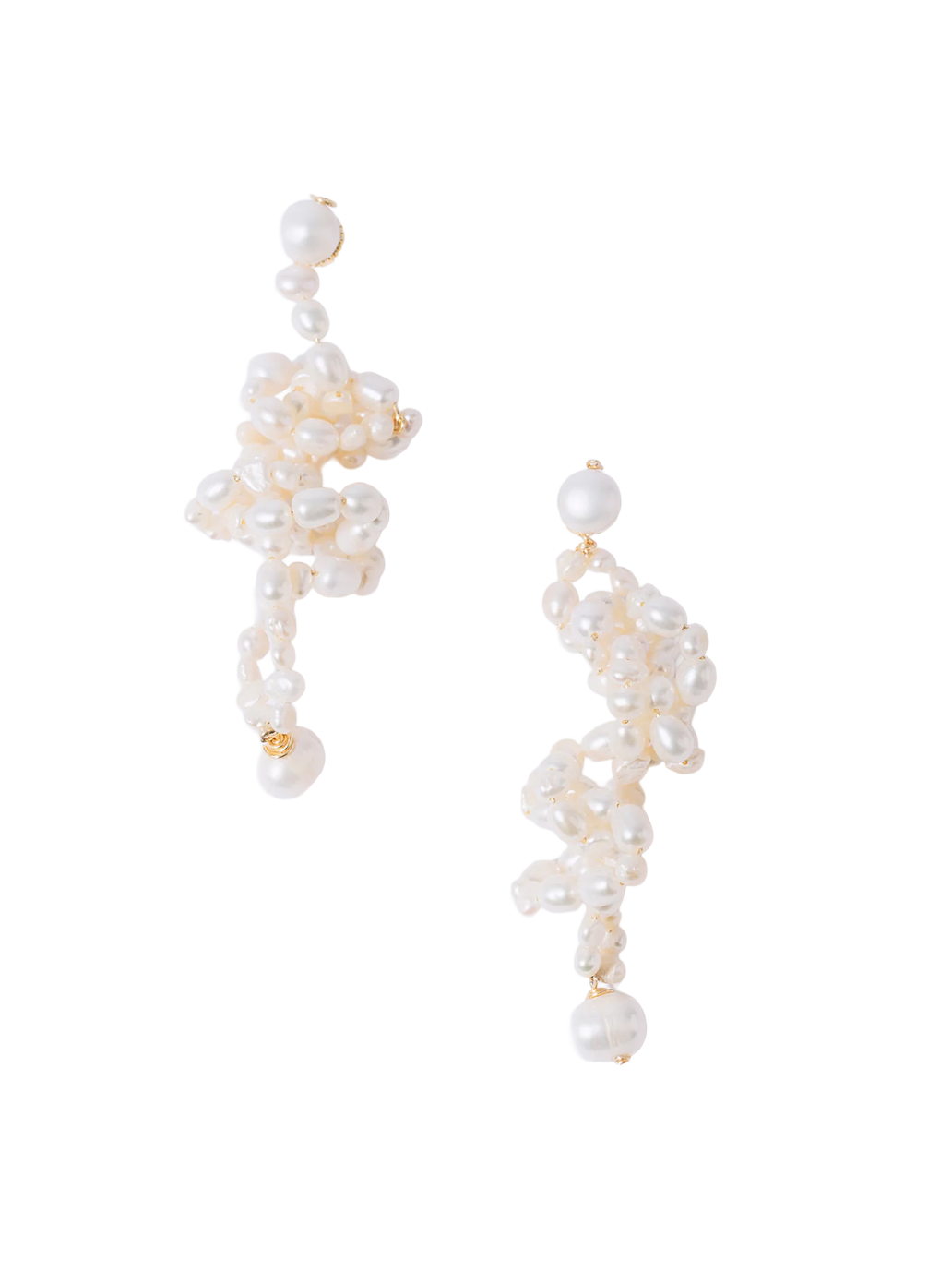 White Lotus Earrings