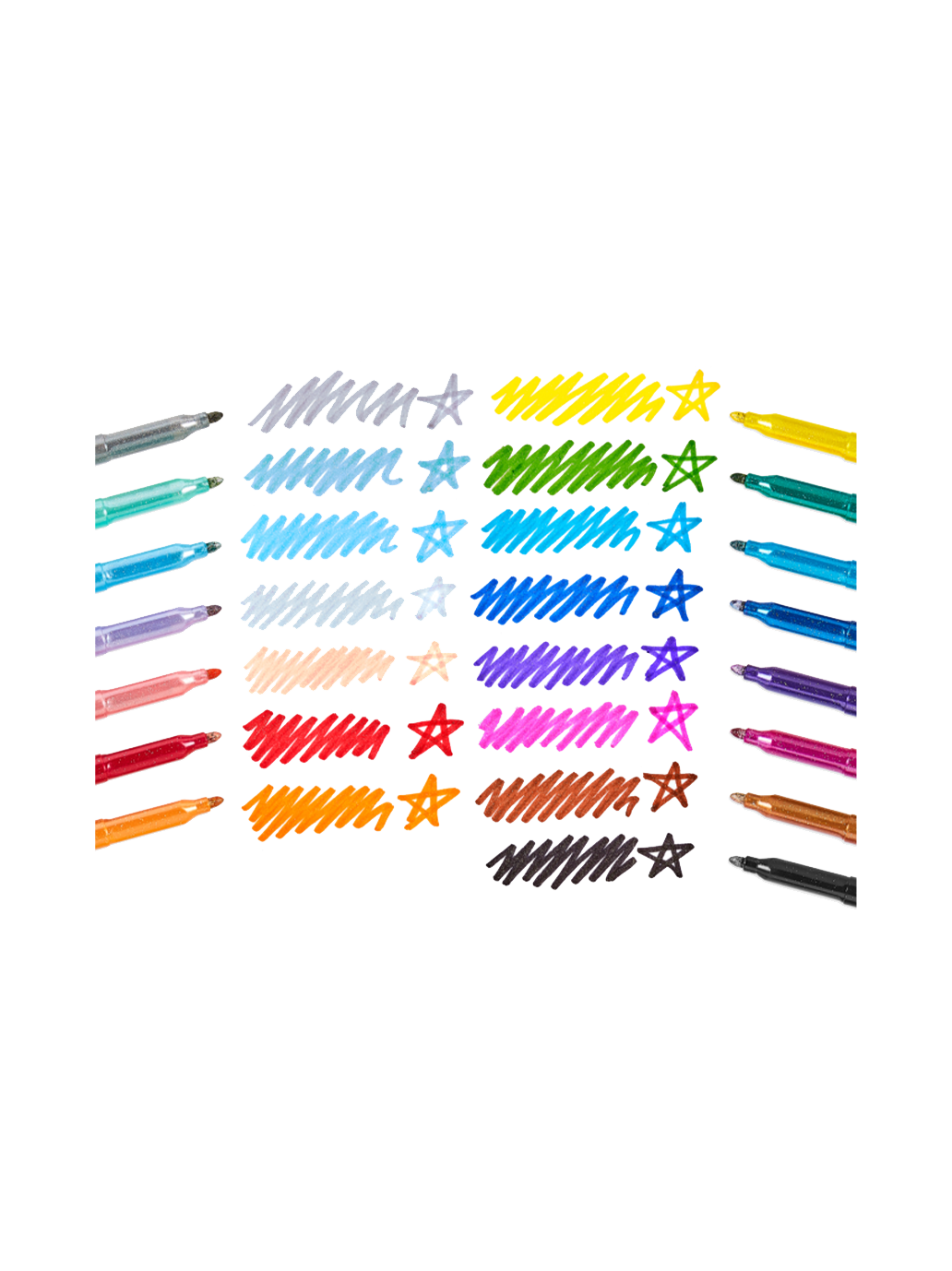 Flamastry brokatowe Rainbow Sparkle