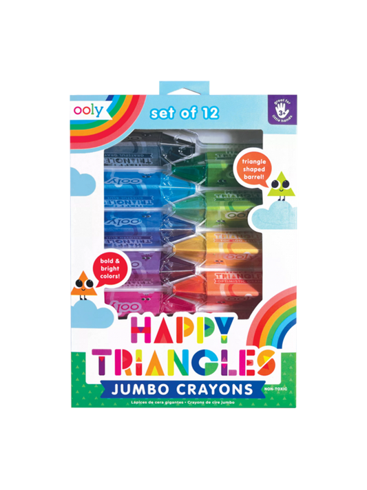 Jumbo pastelky Happy Triangles
