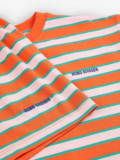 Zestaw Loungewear Stripes z bawełny organicznej Bobo Choses BÉBÉ Concept 