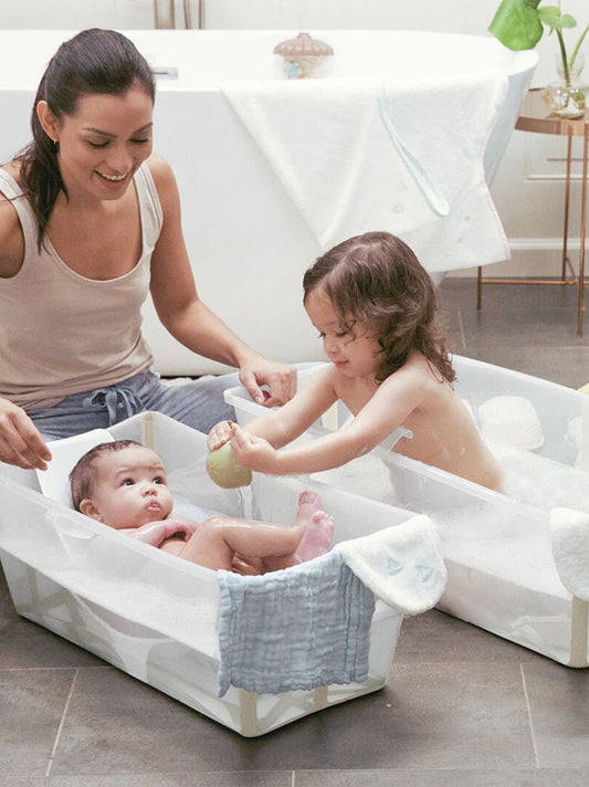 Комплект Flexi Bath Bundle - розкладна ванна + вставка