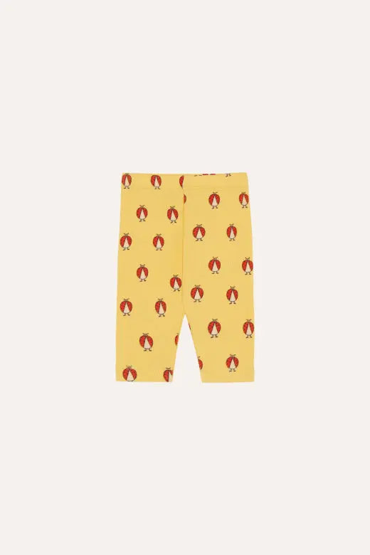Ladybug Allover Yellow Baby Leggings The Campamento BEBE Concept 