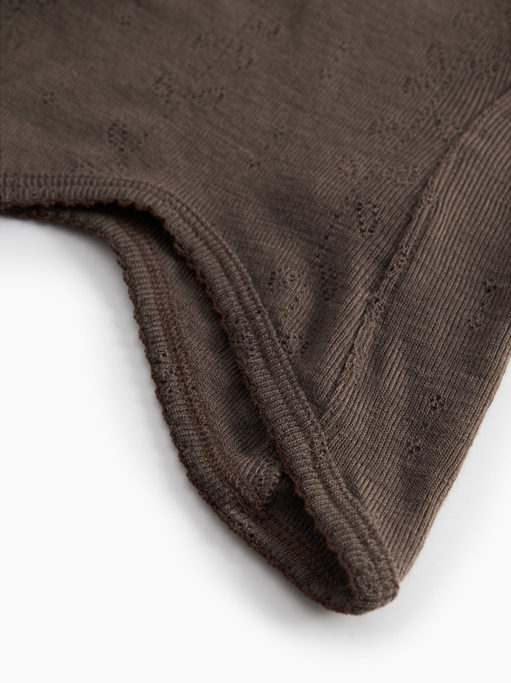 Kominiarka niemowlęca merino Balaclava Pointelle MarMar Copenhagen BÉBÉ Concept 