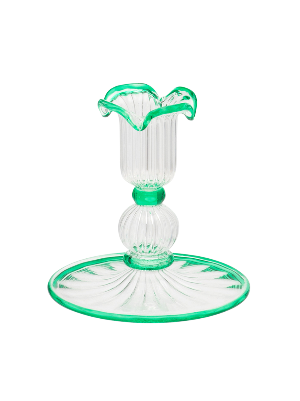 Szklany świecznik Jane Anna + Nina BÉBÉ Concept 