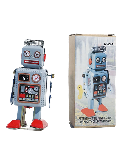 Blaszana retro zabawka Robot Die Blechfabrik BÉBÉ Concept 
