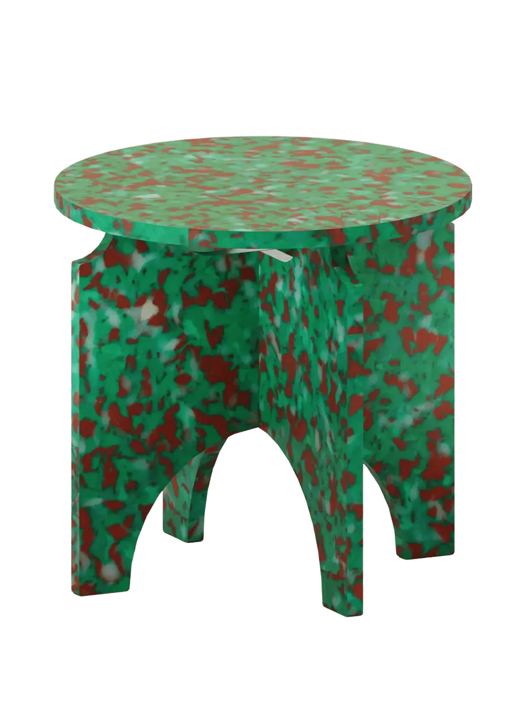 Stołek z eko tworzywa Round Stool Medium M1N2 Minimono BÉBÉ Concept 